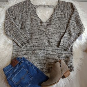 SWEATER V-neck 2X New With Tag Low Back